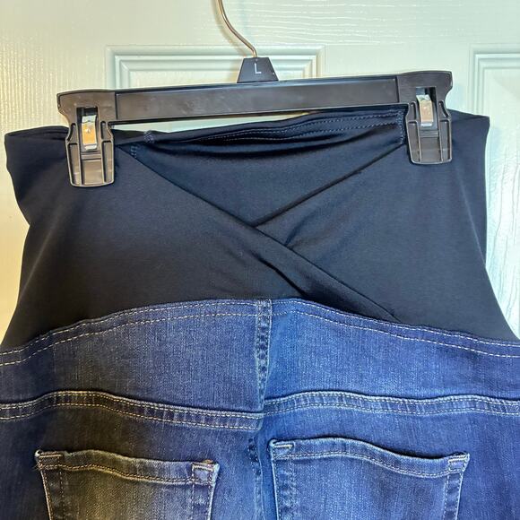 Isabel Maternity Skinny Blue Jeans Back Tummy Support US 4 NEW US 27x29 - Picture 5 of 7